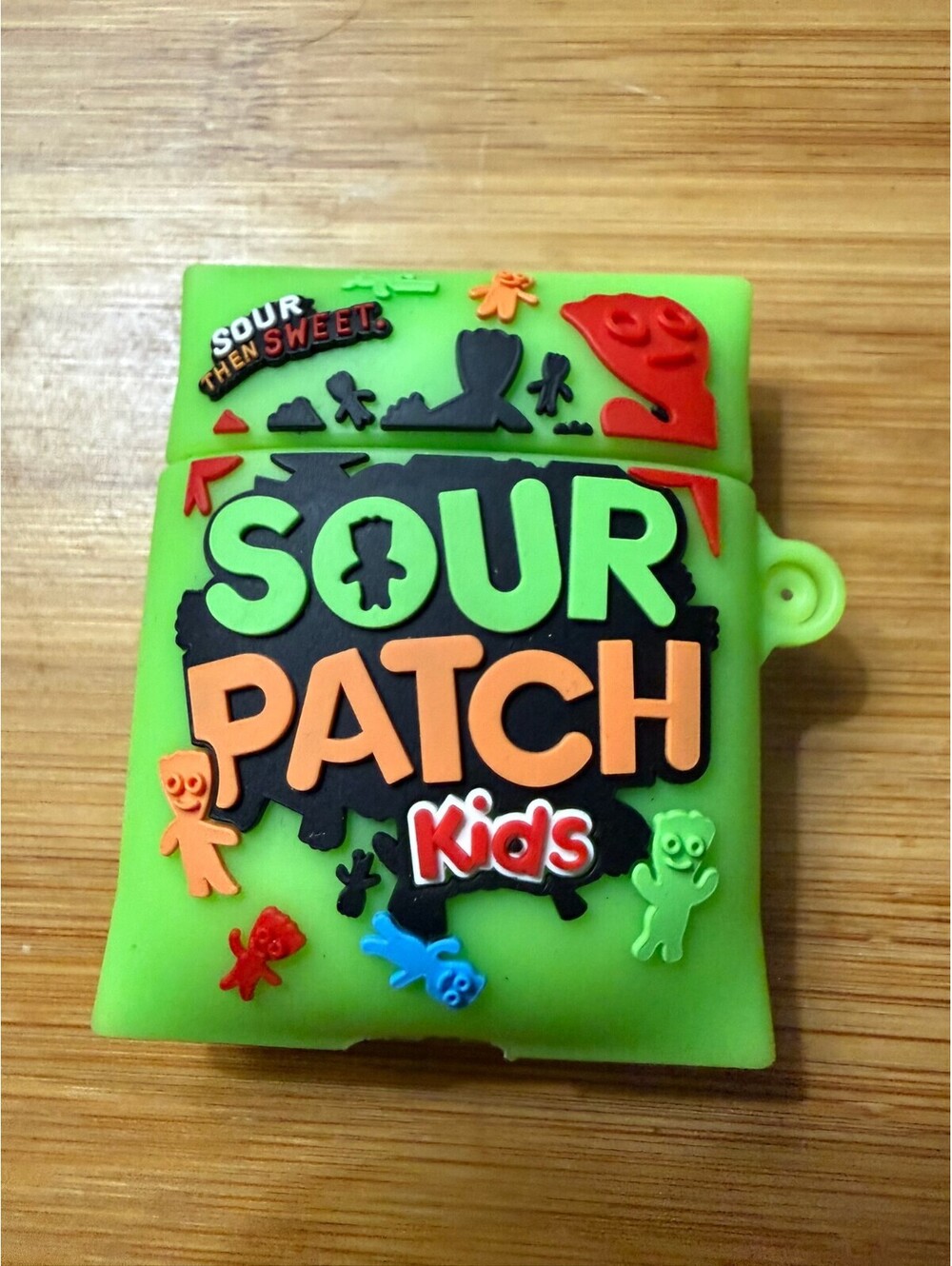 Sour Patch Kids Green Candy Bag Keychain Airpods gen 1 -2 case or bag charm